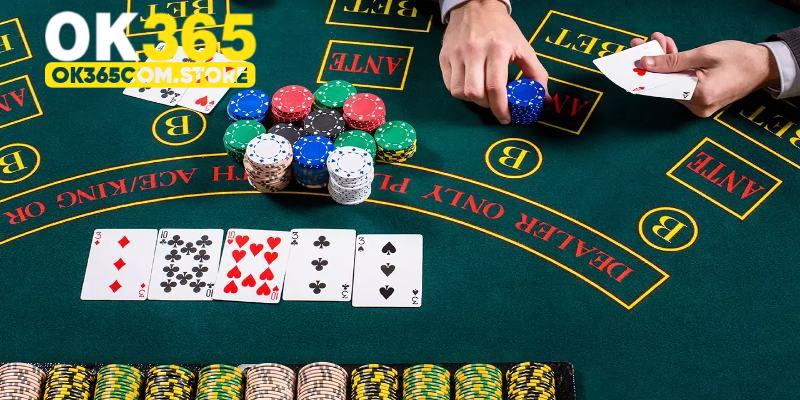 Quy trình 4 vòng chơi của sản phẩm poker tại Ok365